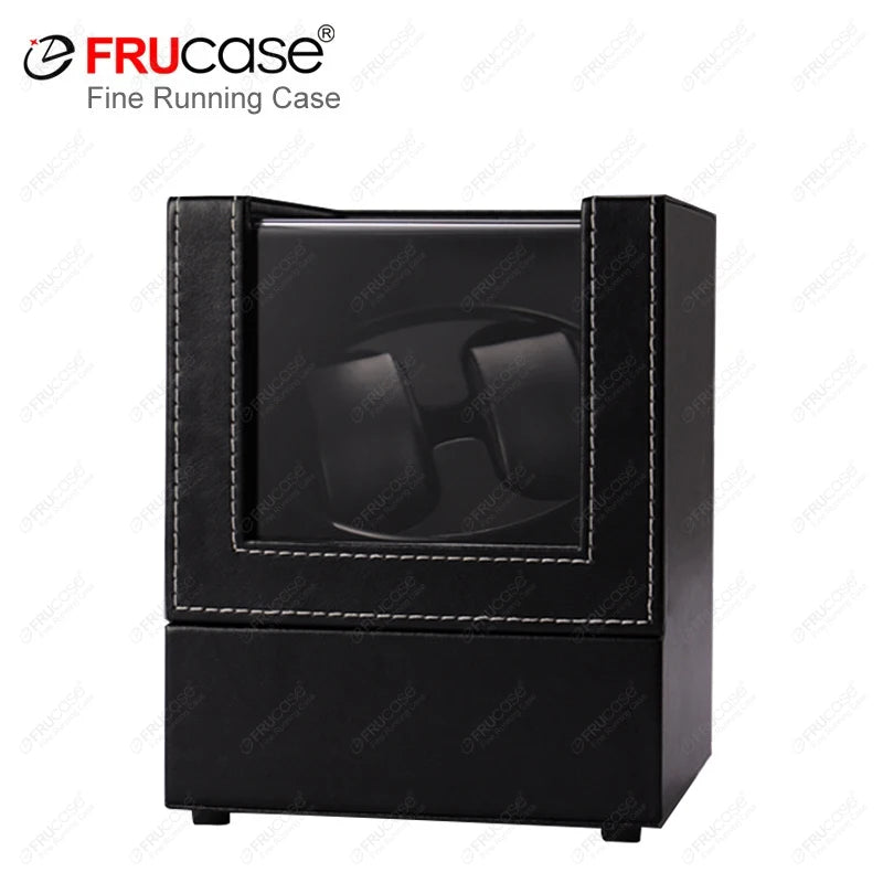 FRUCASE PU Watch Winder for Automatic Watches Watch Box USB Charging