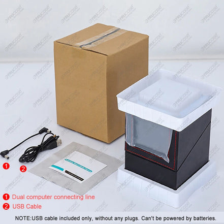 FRUCASE PU Watch Winder for Automatic Watches Watch Box USB Charging