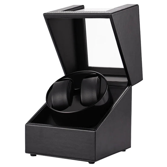 FRUCASE PU Watch Winder for Automatic Watches Watch Box USB Charging